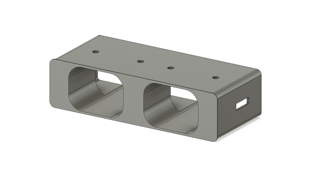 JetKVM Dual Adapter Insert for AI Key Rack Mount