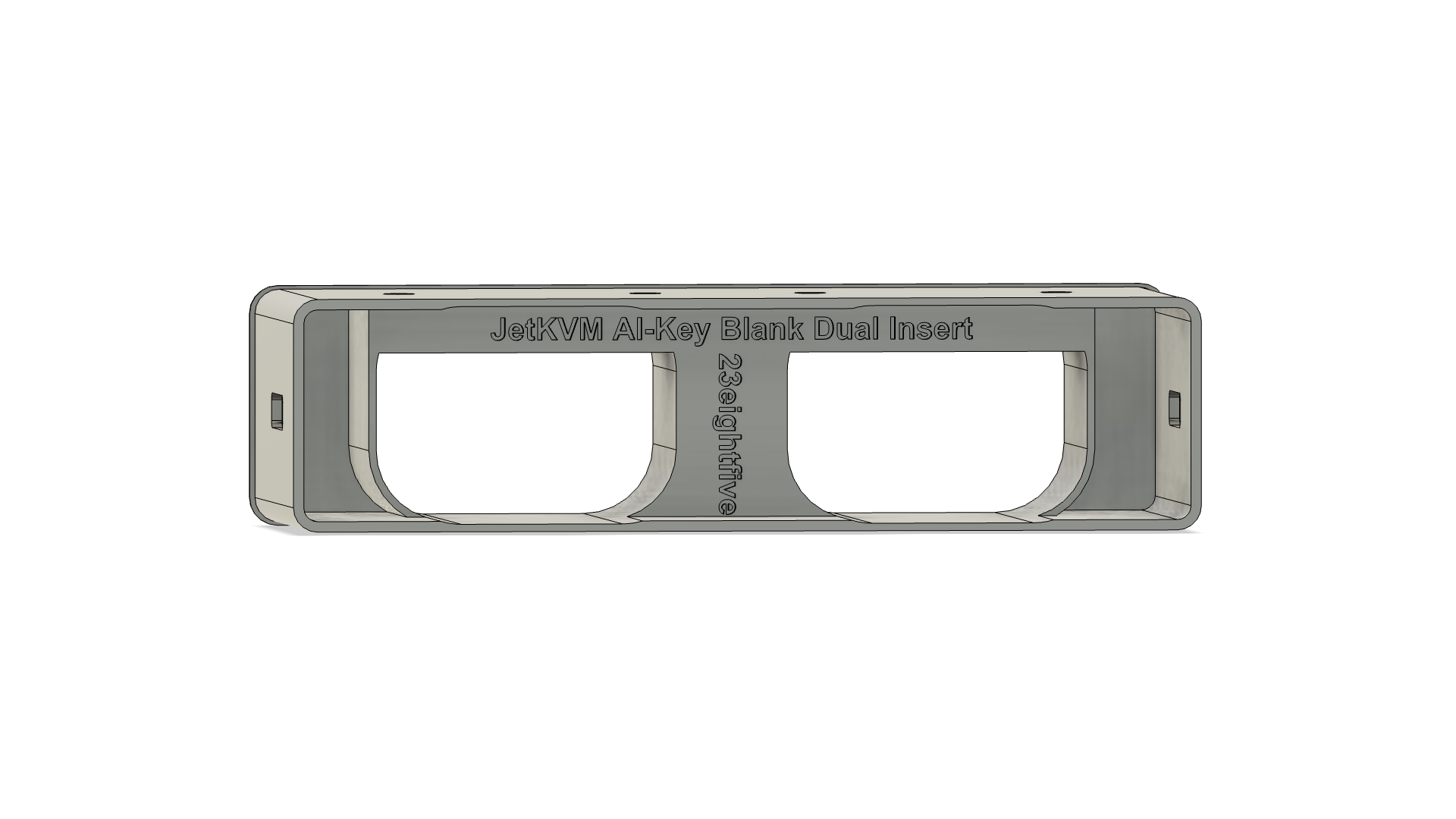 JetKVM Dual Adapter Insert for AI Key Rack Mount