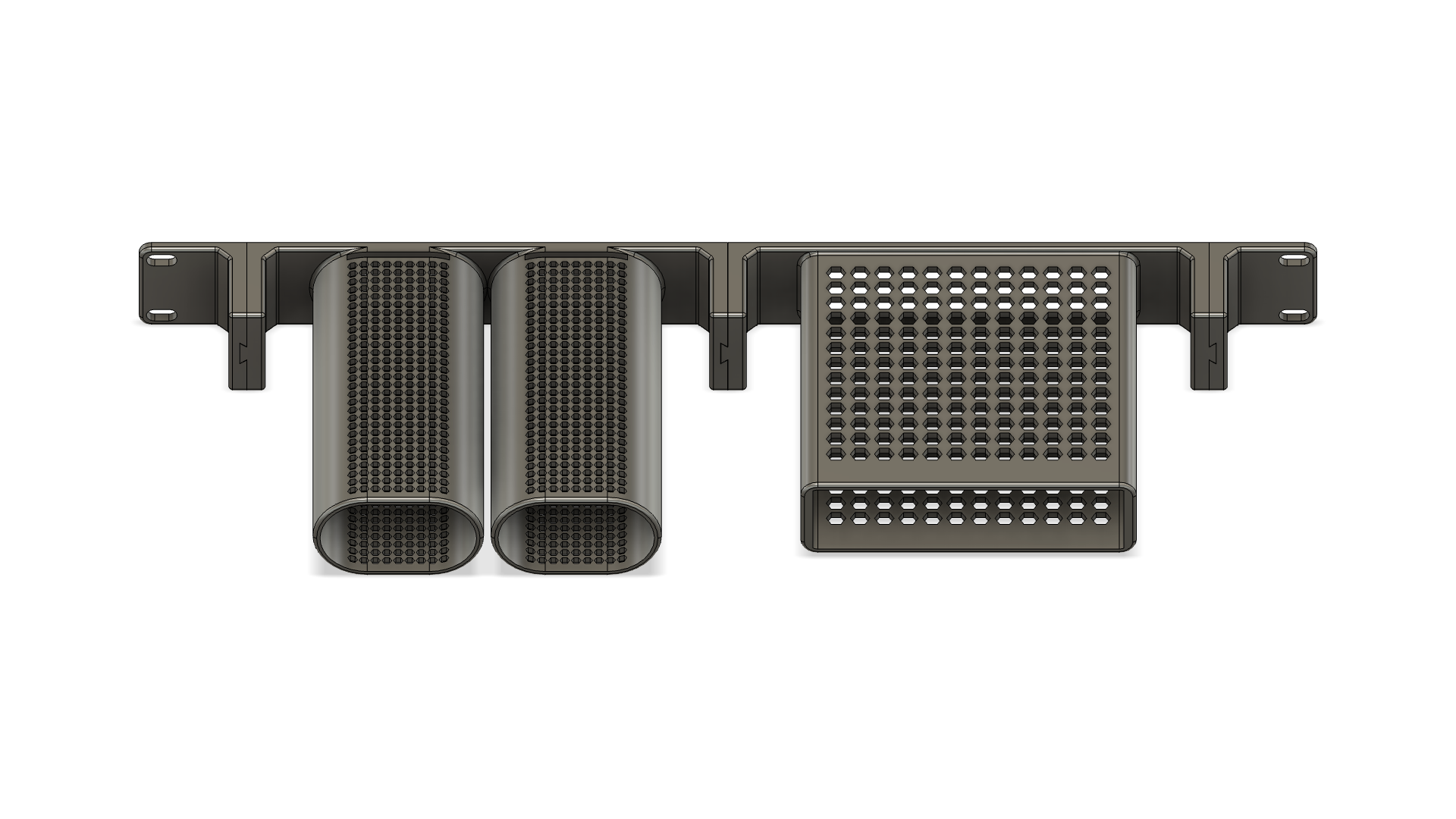 Ubiquiti AI Key Dual AI Port 1U Rack Mount Carbon Fiber