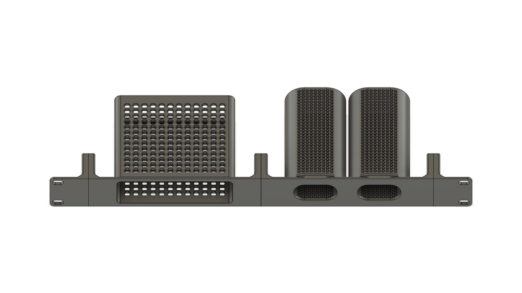 Ubiquiti AI Key Dual AI Port 1U Rack Mount Carbon Fiber