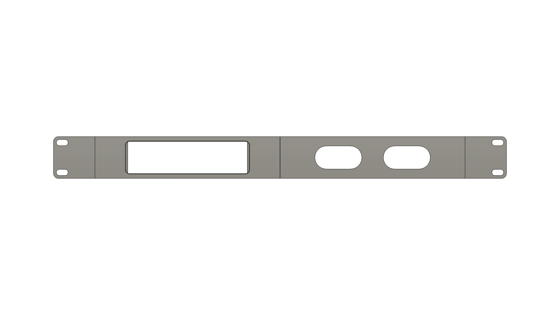 Ubiquiti AI Key Dual AI Port 1U Rack Mount Carbon Fiber