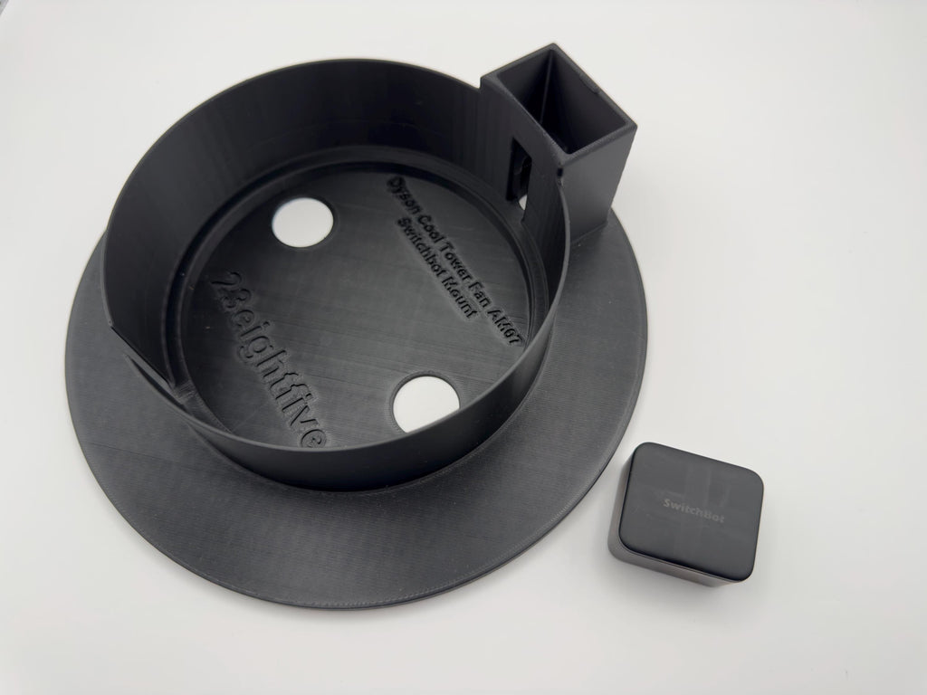 Dyson AM07 Fan SwitchBot Mount – 3D Printed Smart Home Automation Bracket