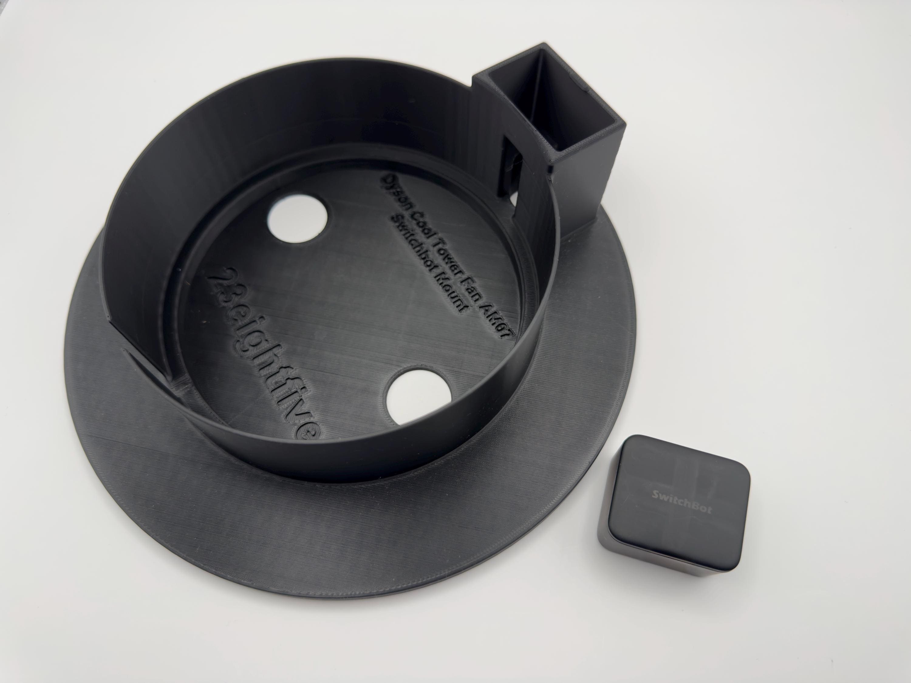 Dyson AM07 Fan SwitchBot Mount – 3D Printed Smart Home Automation Bracket