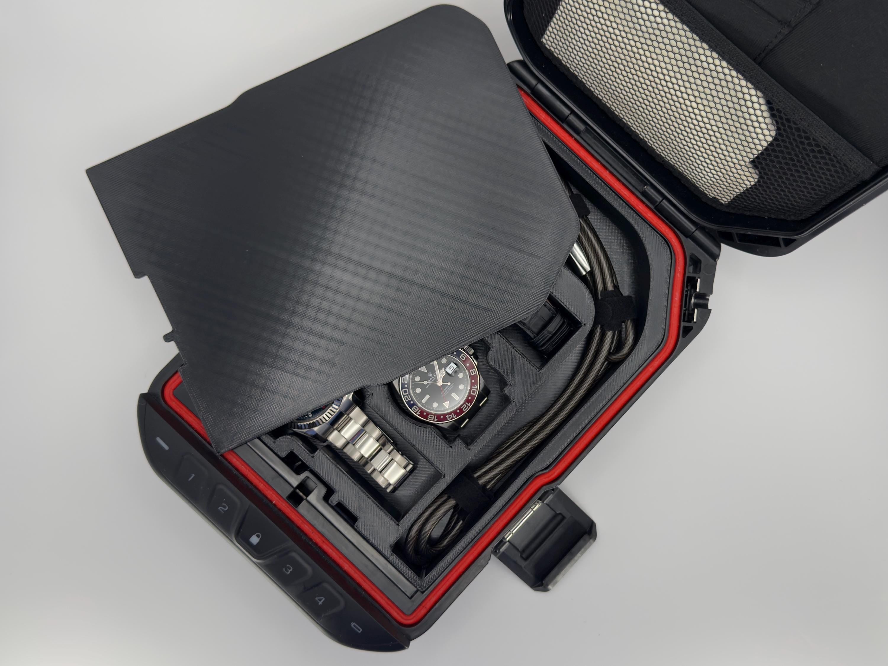 Vaultek LifePod 10 Rubber Watch Safe Insert Rolex Omega Tudor Apple