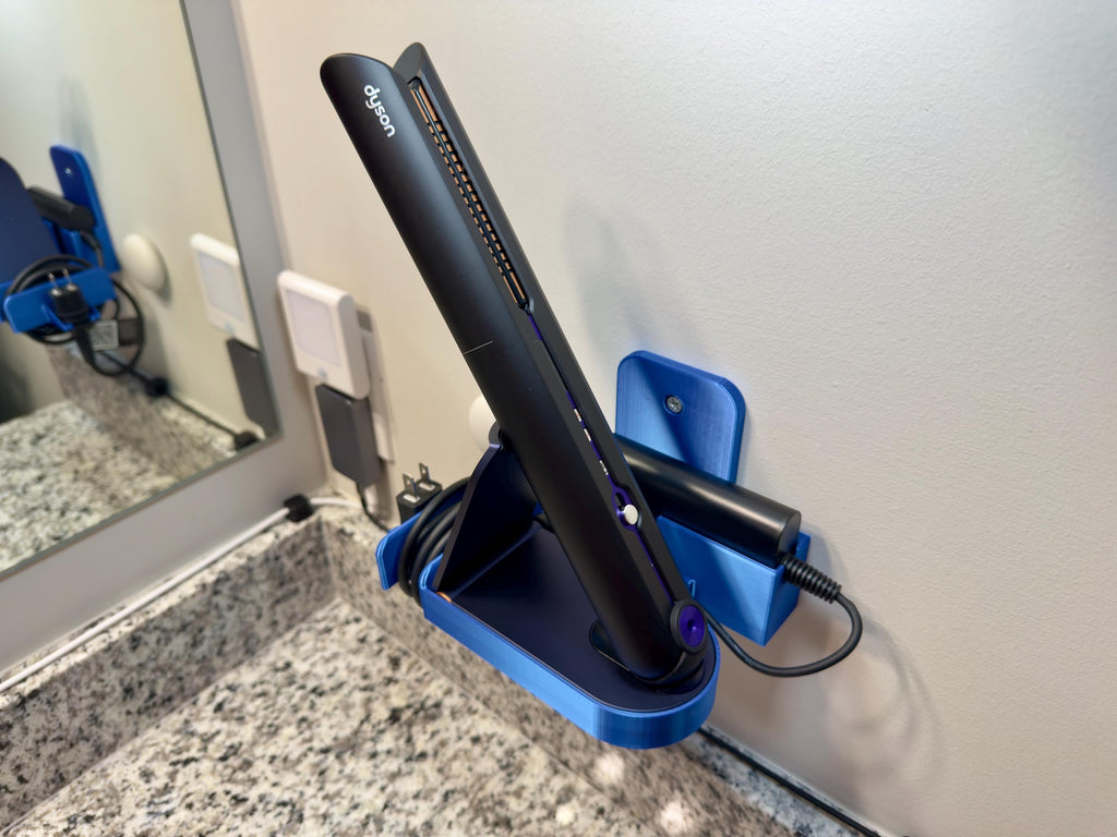 Wall Mount with Built-In Cable Management for Dyson Corrale Hair Straightener