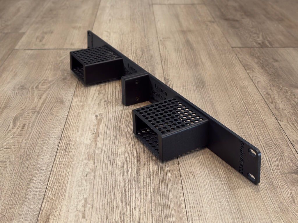 Lutron Caseta Smart Hub Pro Dual 1U Rack Mount Carbon Fiber Infused