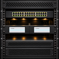 Lutron Caseta Smart Hub Pro Dual 1U Rack Mount Carbon Fiber Infused