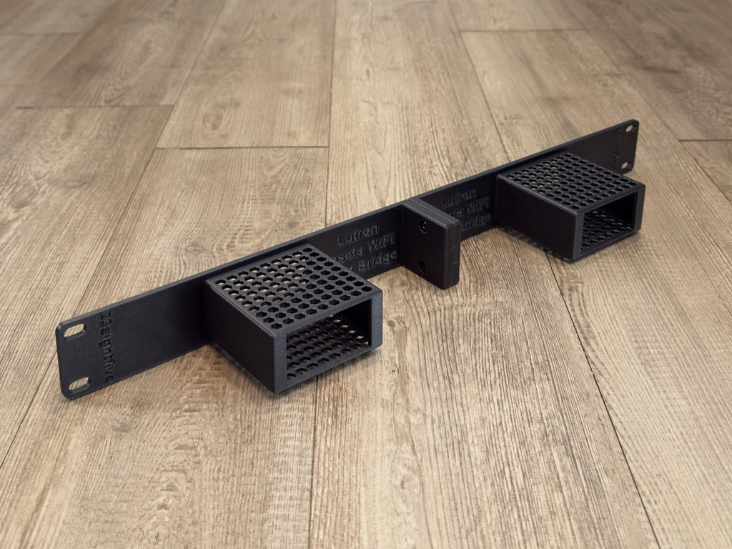 Lutron Caseta Smart Hub Pro Dual 1U Rack Mount Carbon Fiber Infused
