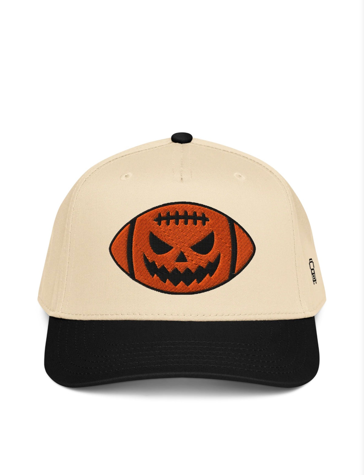 Halloween Pumpkin Football Patch Trucker Hat main
